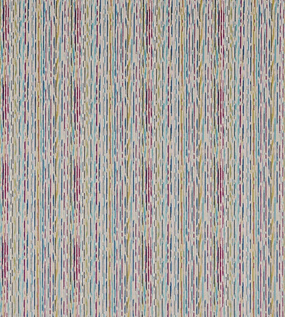 Nuru Fabric by Harlequin Contract Aqua/Magenta/Cream