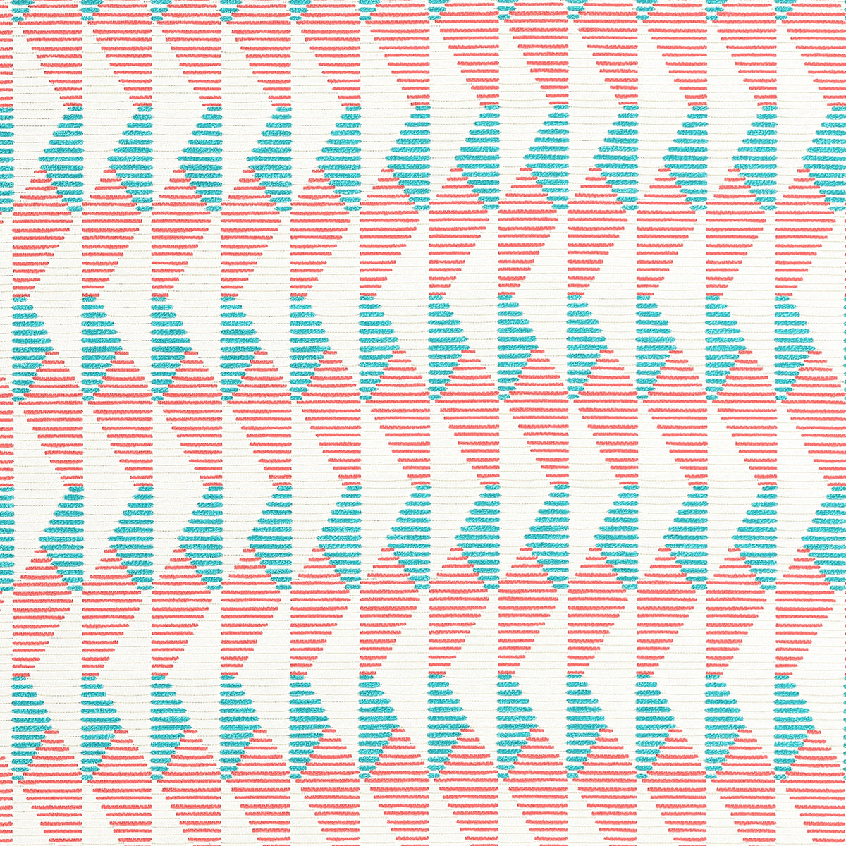 Harper Fabric by Thibaut in Capri & Coral (W81600)