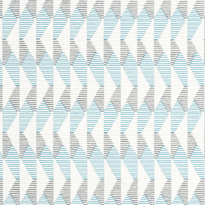 Harper Fabric by Thibaut in Sterling & Sky (W81603)