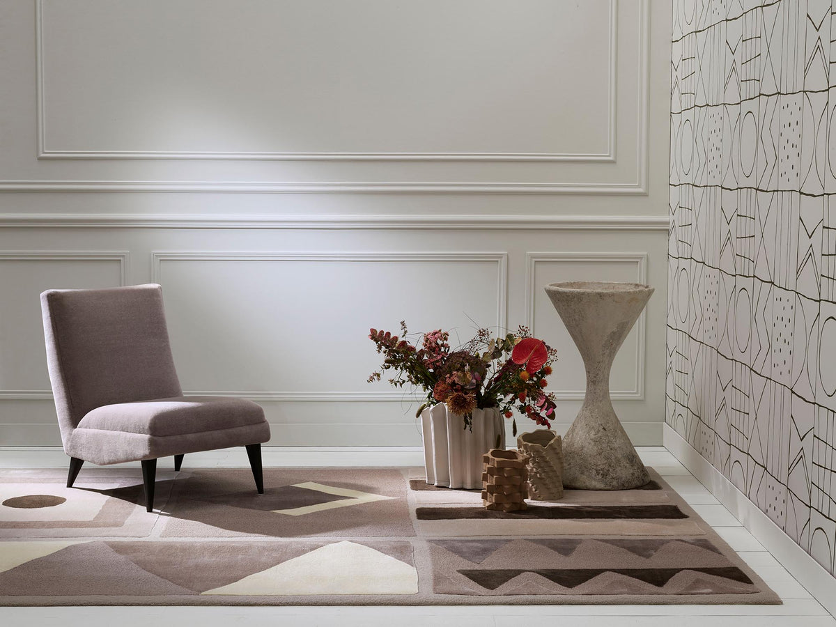 Hawa Rug by Pierre Frey shown in a room setting (view 1)