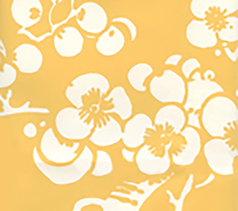 Hawthorne Reverse New Ochre wallpaper by China Seas