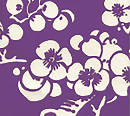 Hawthorne Reverse Purple wallpaper by China Seas