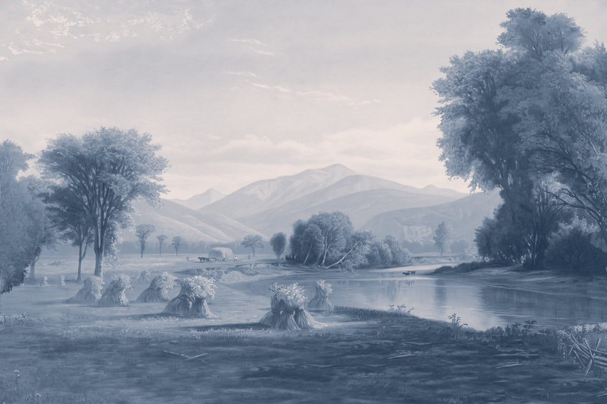 Hayfield Blue mural by Hovia