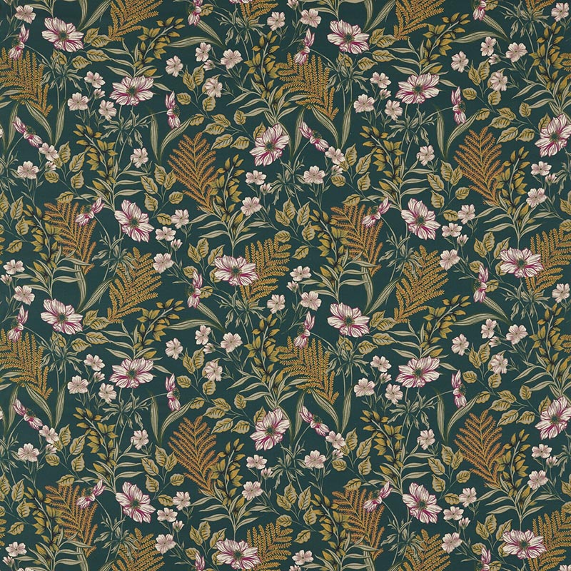 Hazelbury Forest linen fabric by Clarke & Clarke
