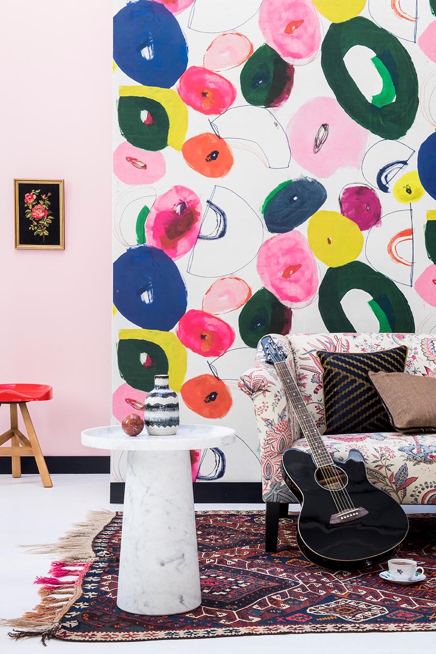 Heather Fabric by Pierre Frey shown in a room setting