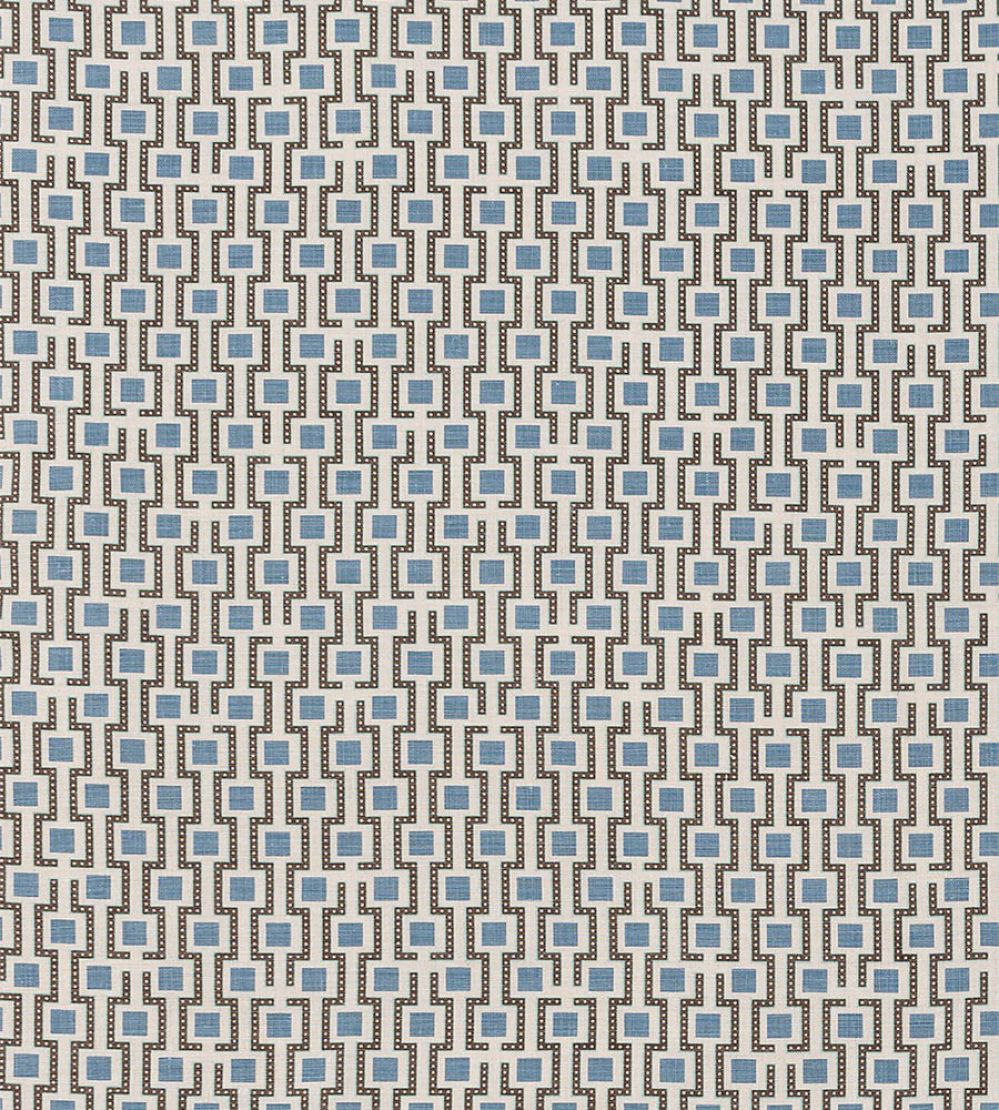 Hector Fabric by Vanderhurd Azure/Natural