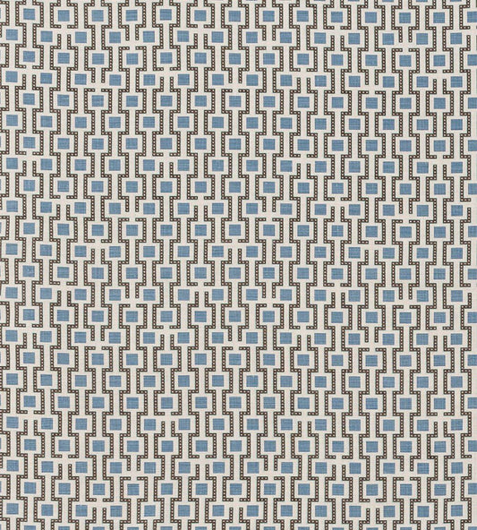 Hector Fabric by Vanderhurd Azure/Natural