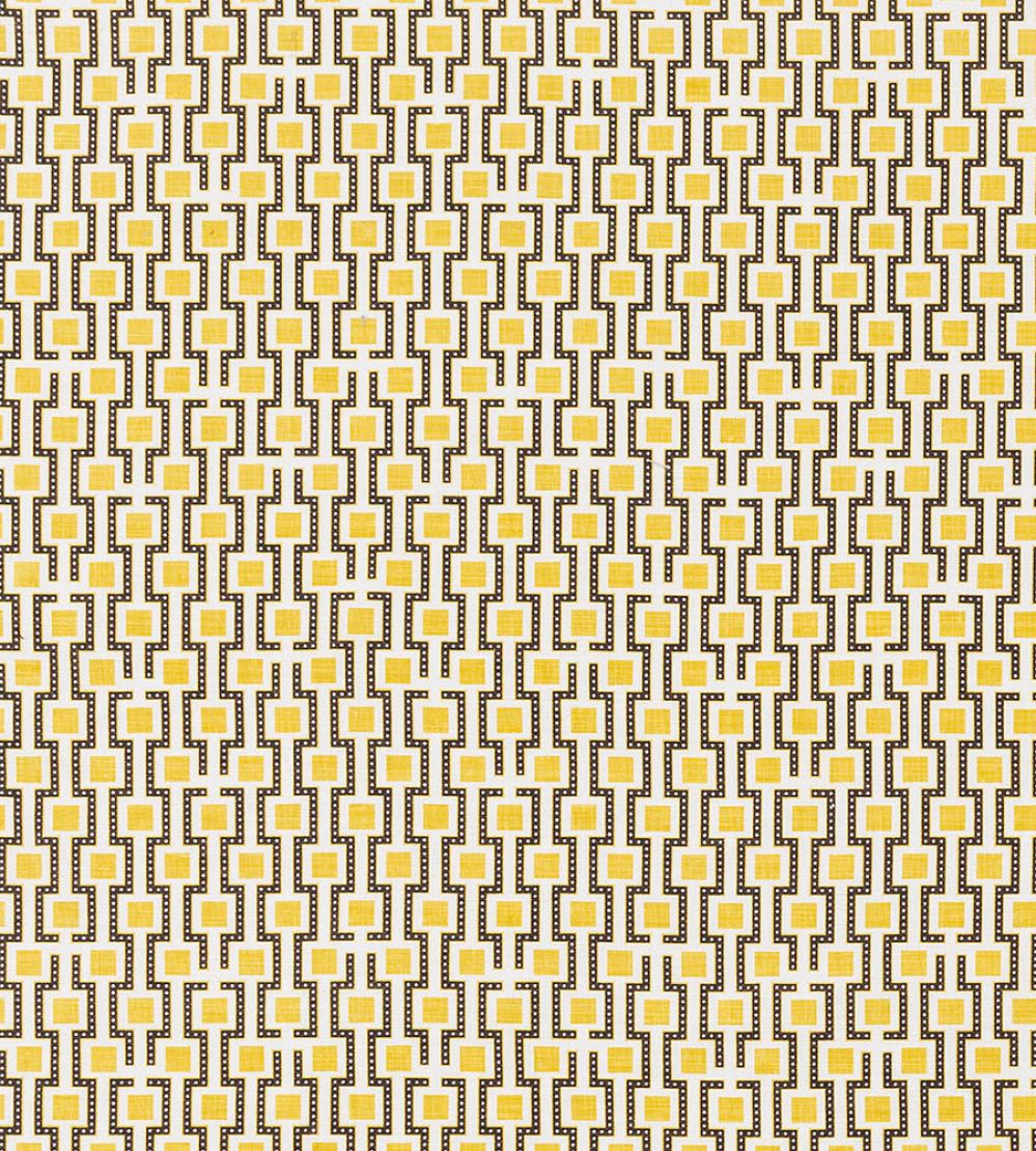 Hector Fabric by Vanderhurd Citrine/Oyster