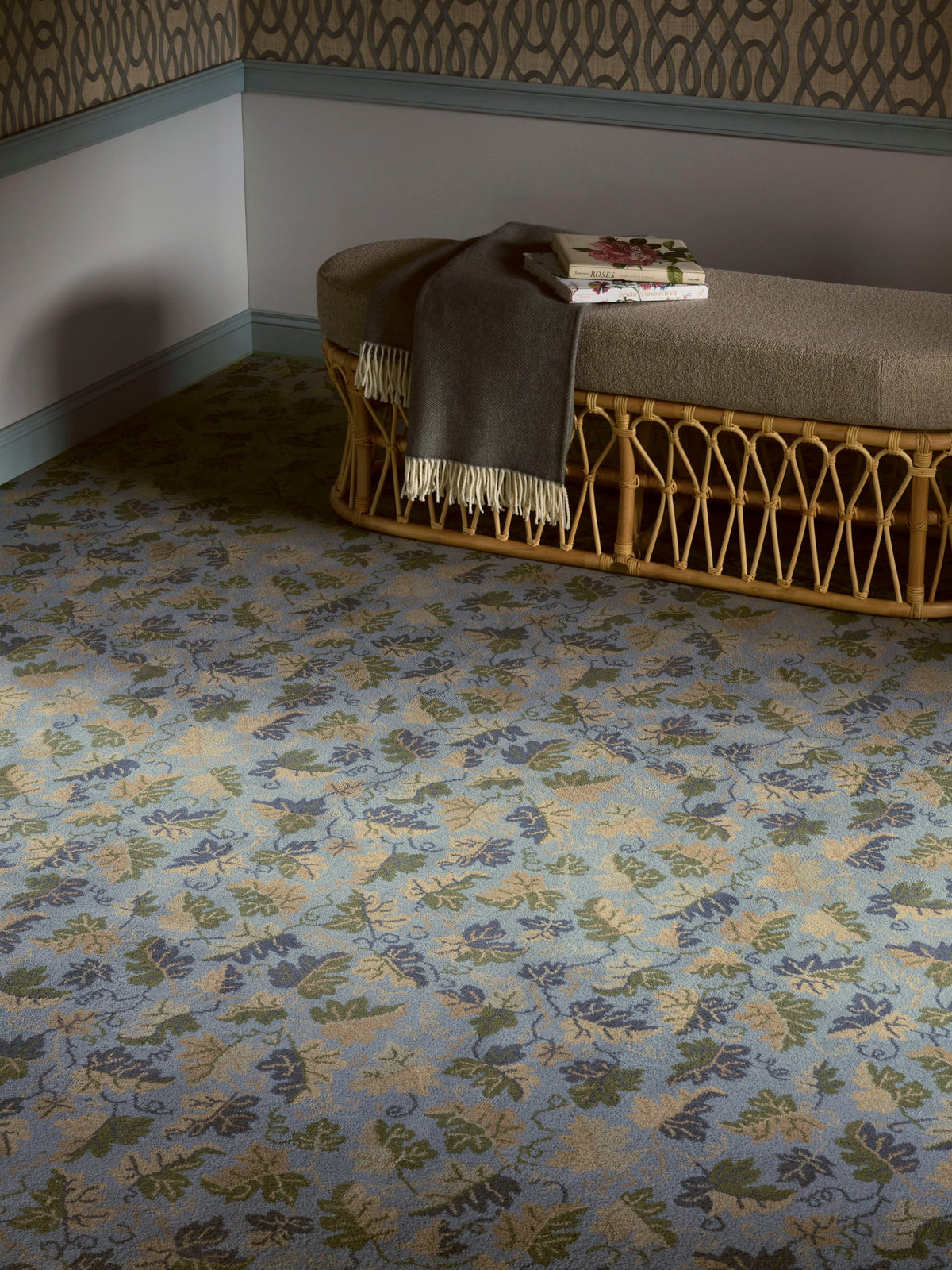Hedera Rug by Pierre Frey shown in a room setting (view 1)