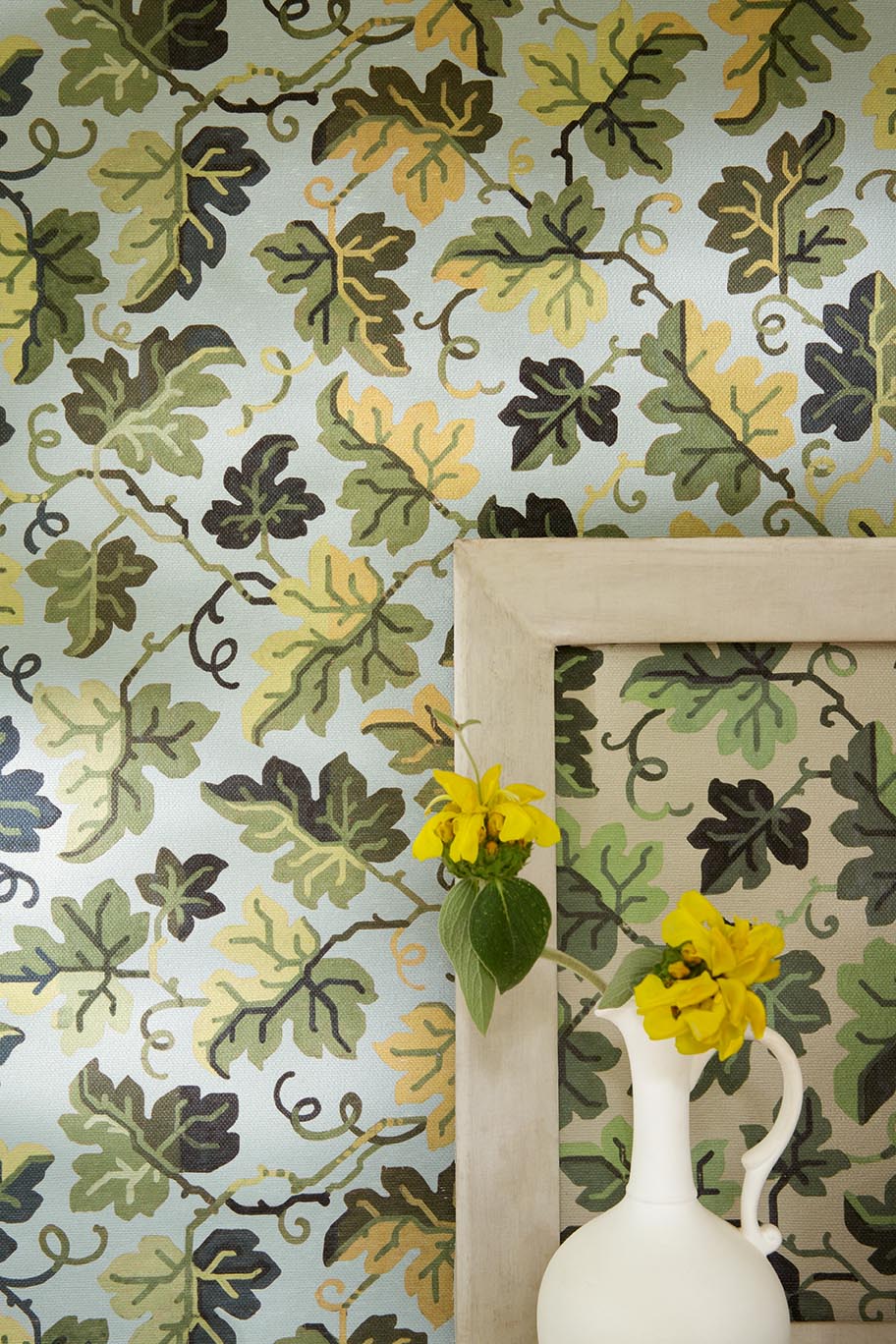 Hedera Wallpaper by Pierre Frey shown in a room setting (view 1)