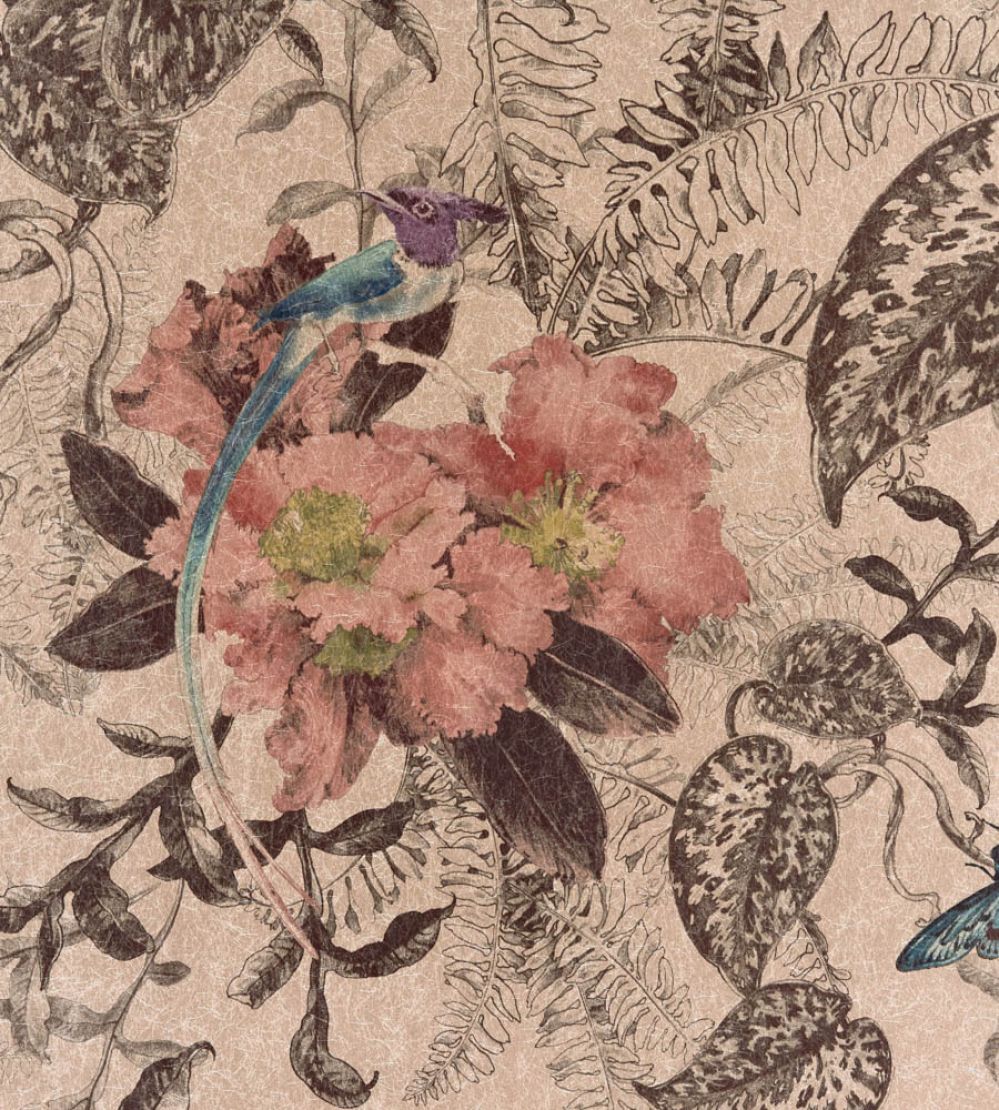 Hedgerow Wallpaper by 1838 Wallcoverings Copper