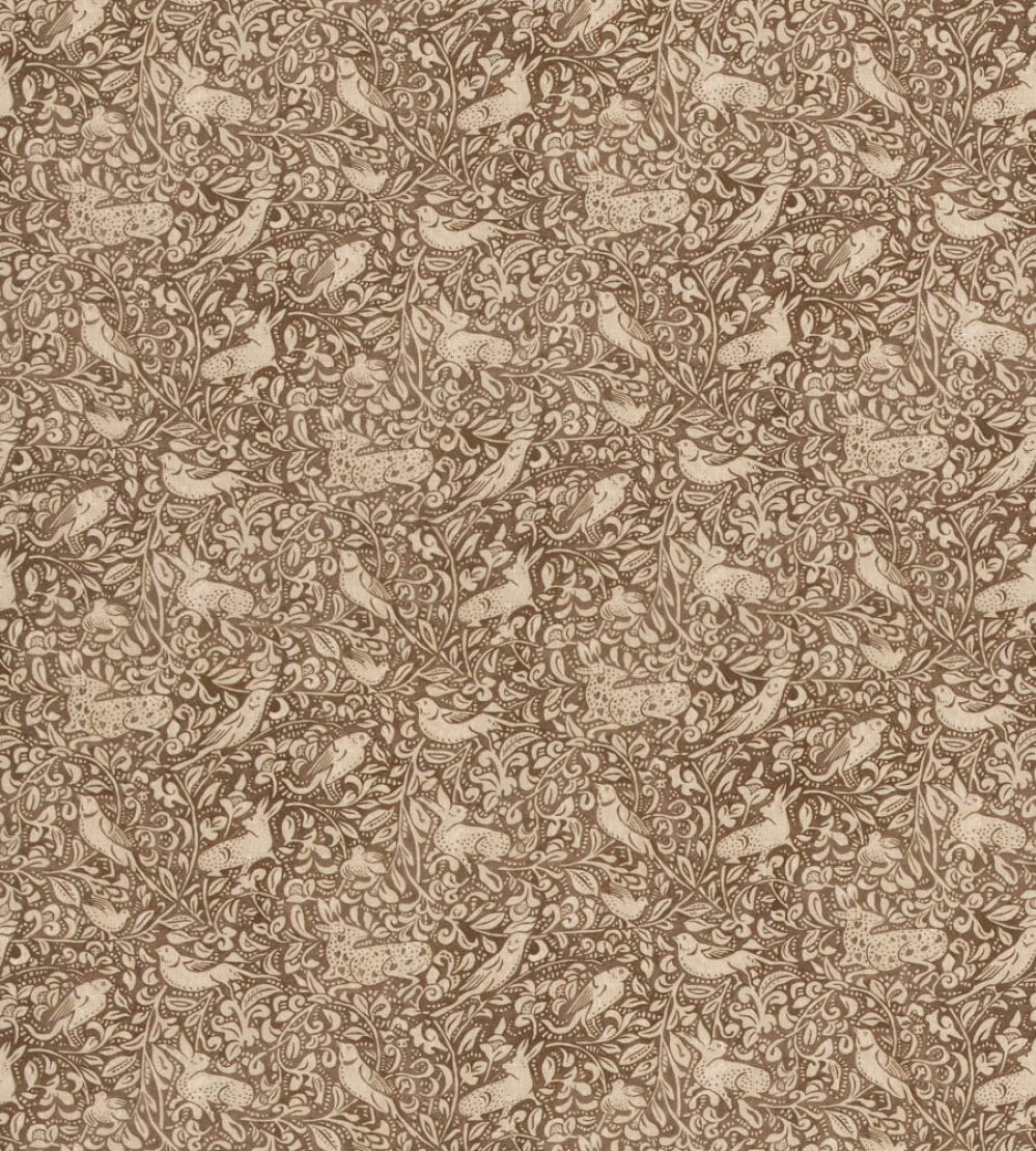 Hedgerow Fabric by Mulberry Home Espresso