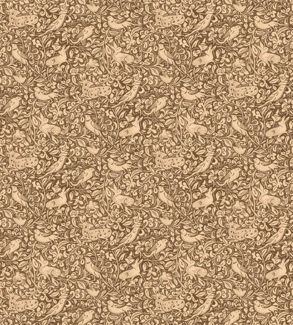 Hedgerow Wallpaper by Mulberry Home Espresso