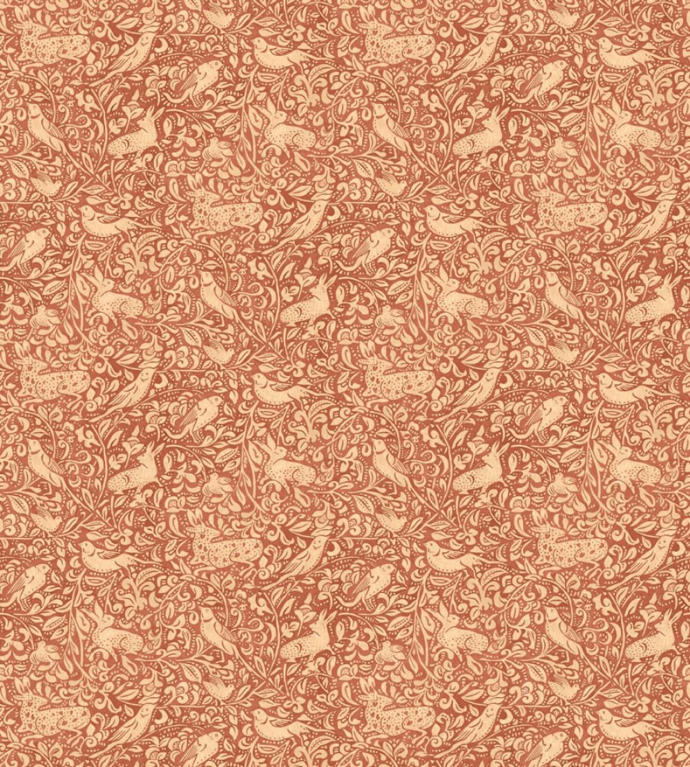 Hedgerow Wallpaper by Mulberry Home Russet