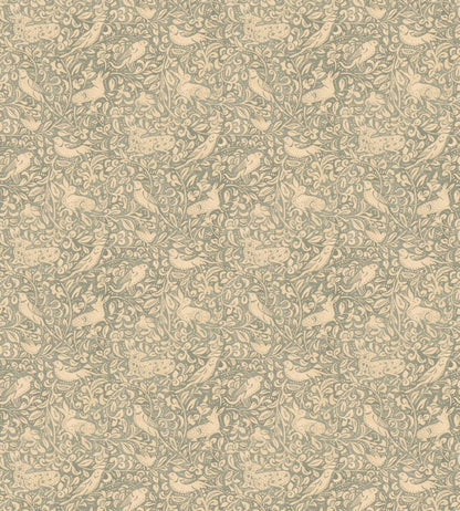 Hedgerow Wallpaper by Mulberry Home Soft Teal