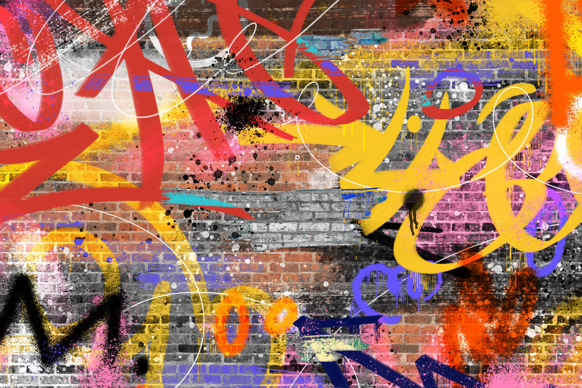 Heights Multicolor mural by Hovia