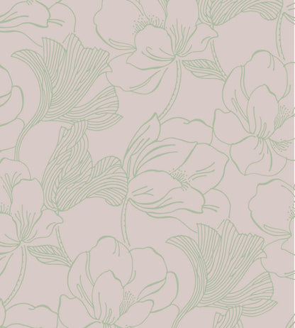 Helleborus Wallpaper by Farrow & Ball Whirlybird