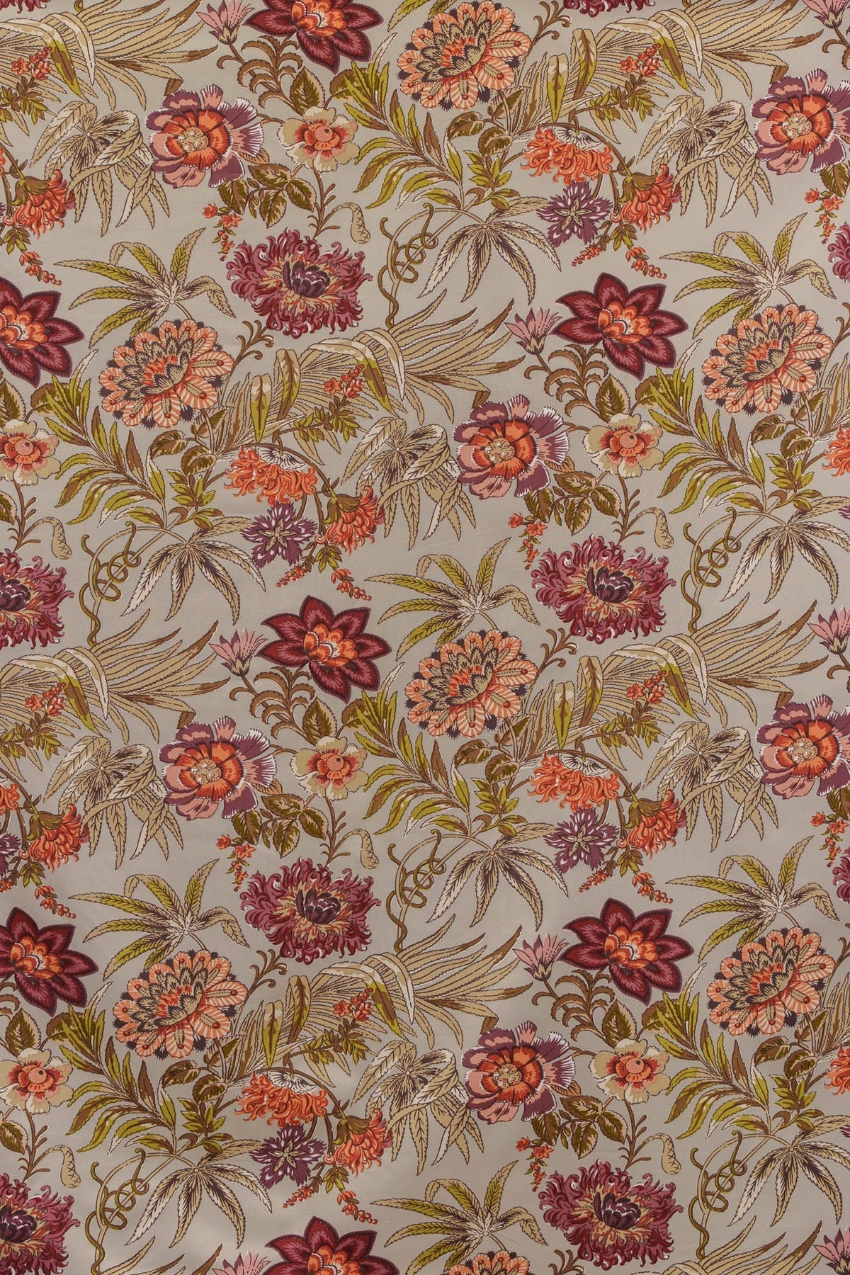 Hemingford Fabric by Jean Monro in Aubergine