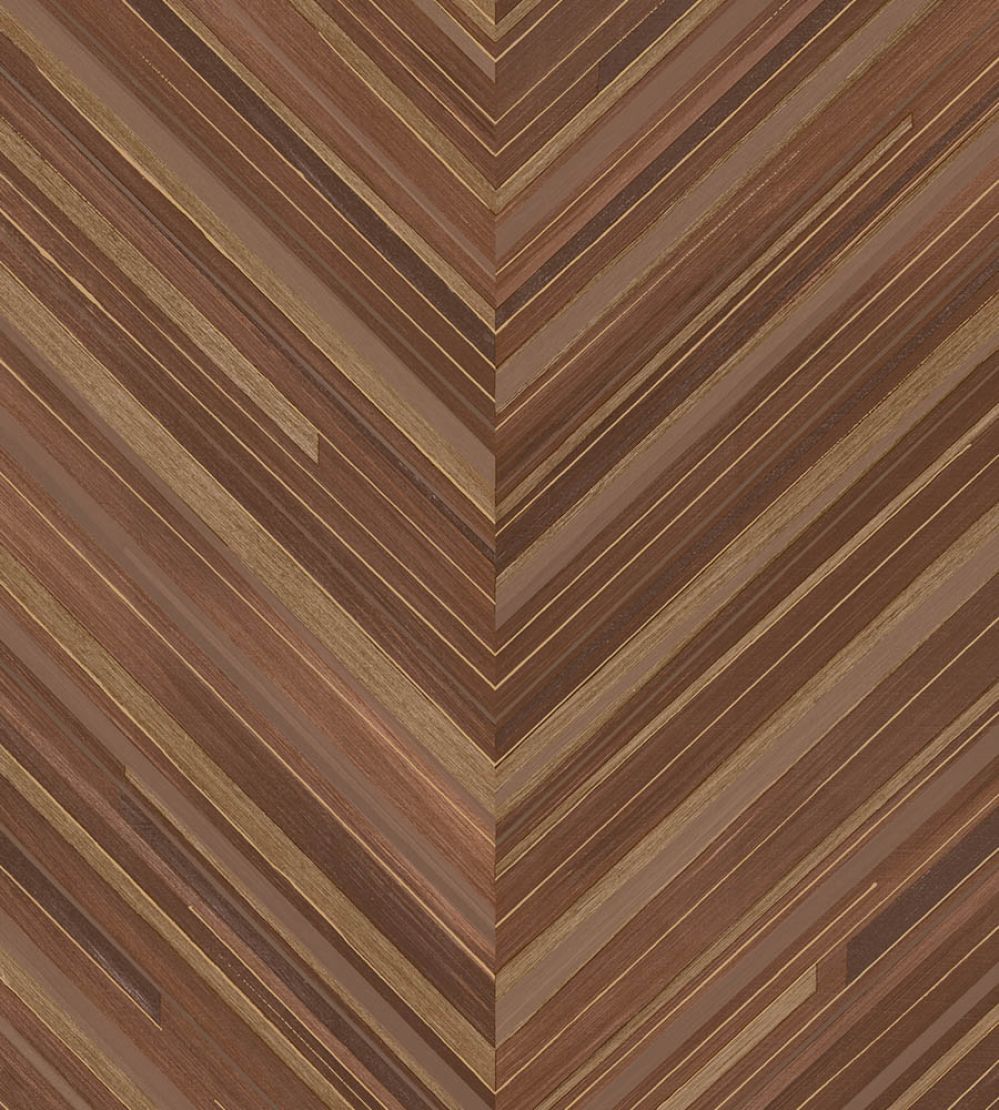 Herringbone Wallpaper by Eijffinger Brown/Taupe