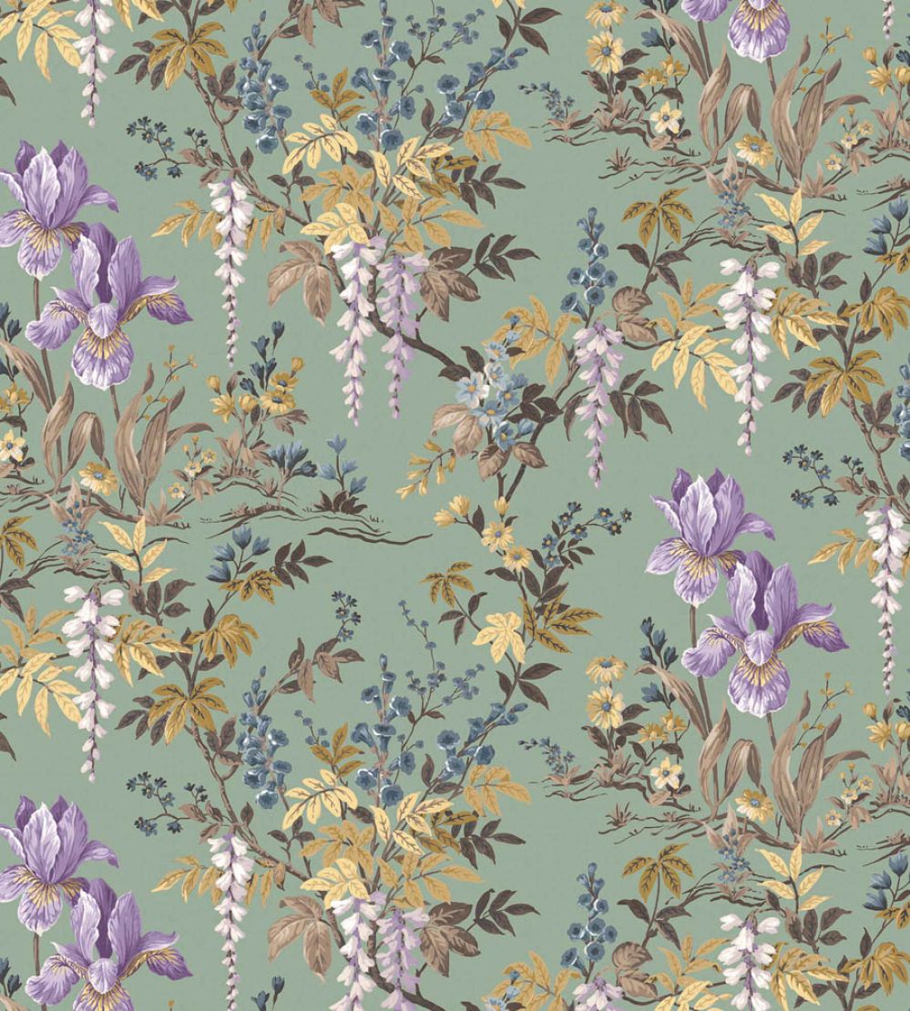 Hestia Wallpaper by Woodchip & Magnolia Garlic Green