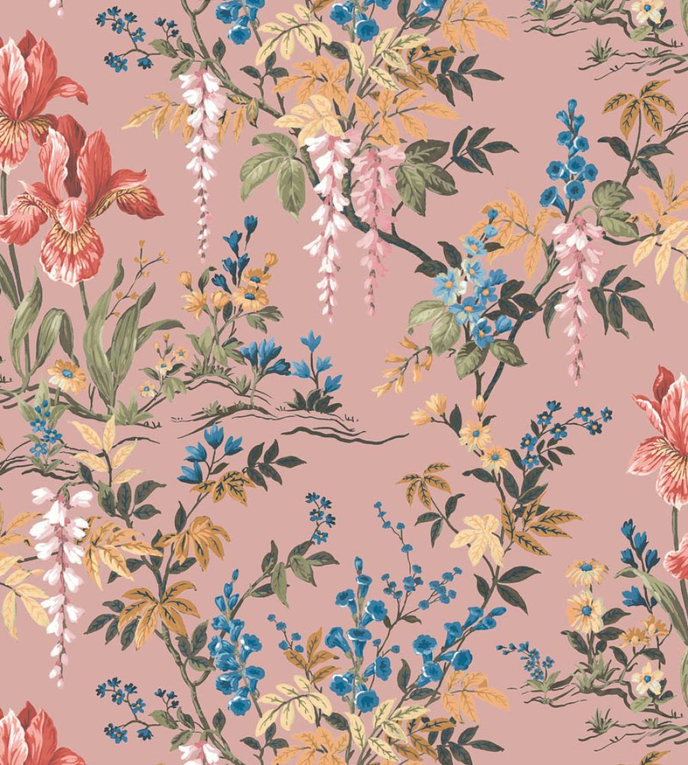Hestia Wallpaper by Woodchip & Magnolia Salmon Pink