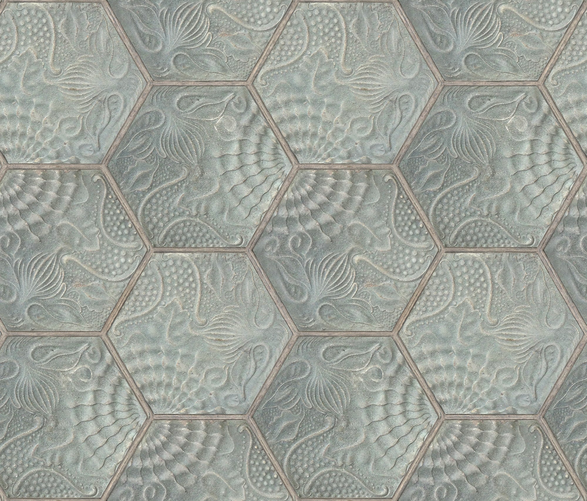 Hexagon Tiles Wallpaper by Rebel Walls | The ReBorn House