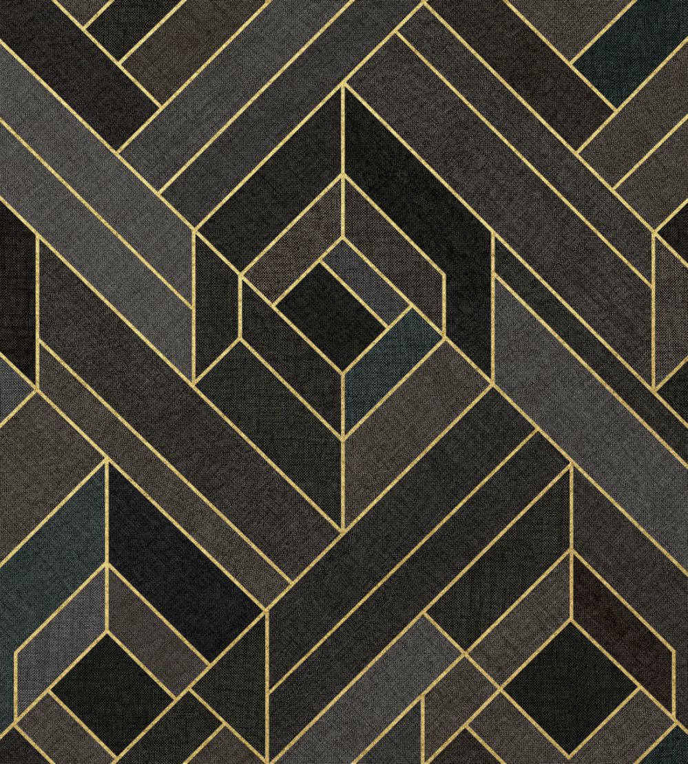 Hexagonal Wallpaper by Coordonne Slate