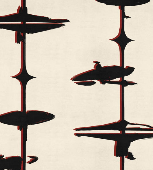 Hi Hats Wallpaper by MINDTHEGAP Black