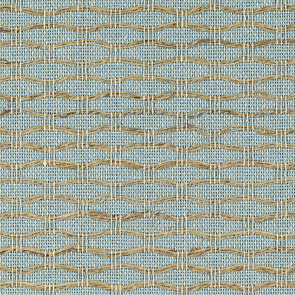 High Tide Grasscloth Wallpaper by Phillip Jeffries in Ocean Blue (PJ 28101)