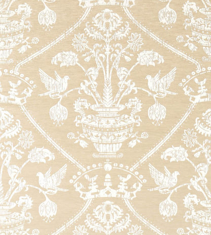 Highgrove Damask Fabric by Sanderson Gritstone