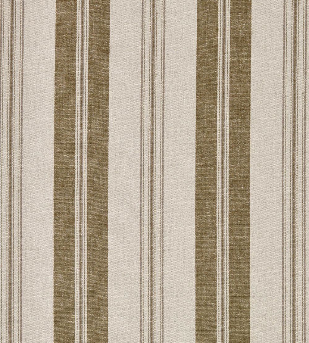 Highgrove Stripe Fabric by Sanderson Meadow Moss