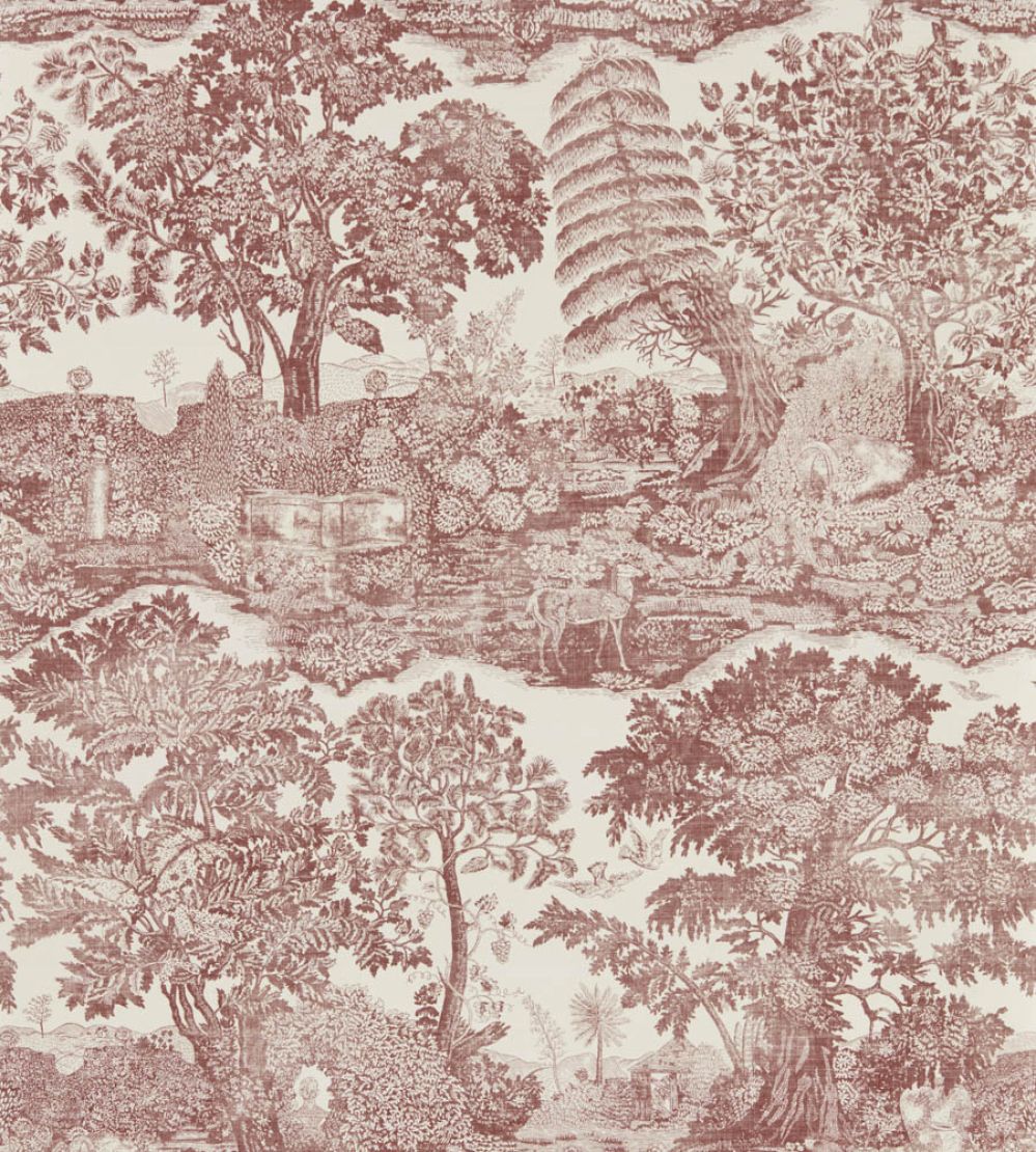 Highgrove Toile Wallpaper by Sanderson Oak