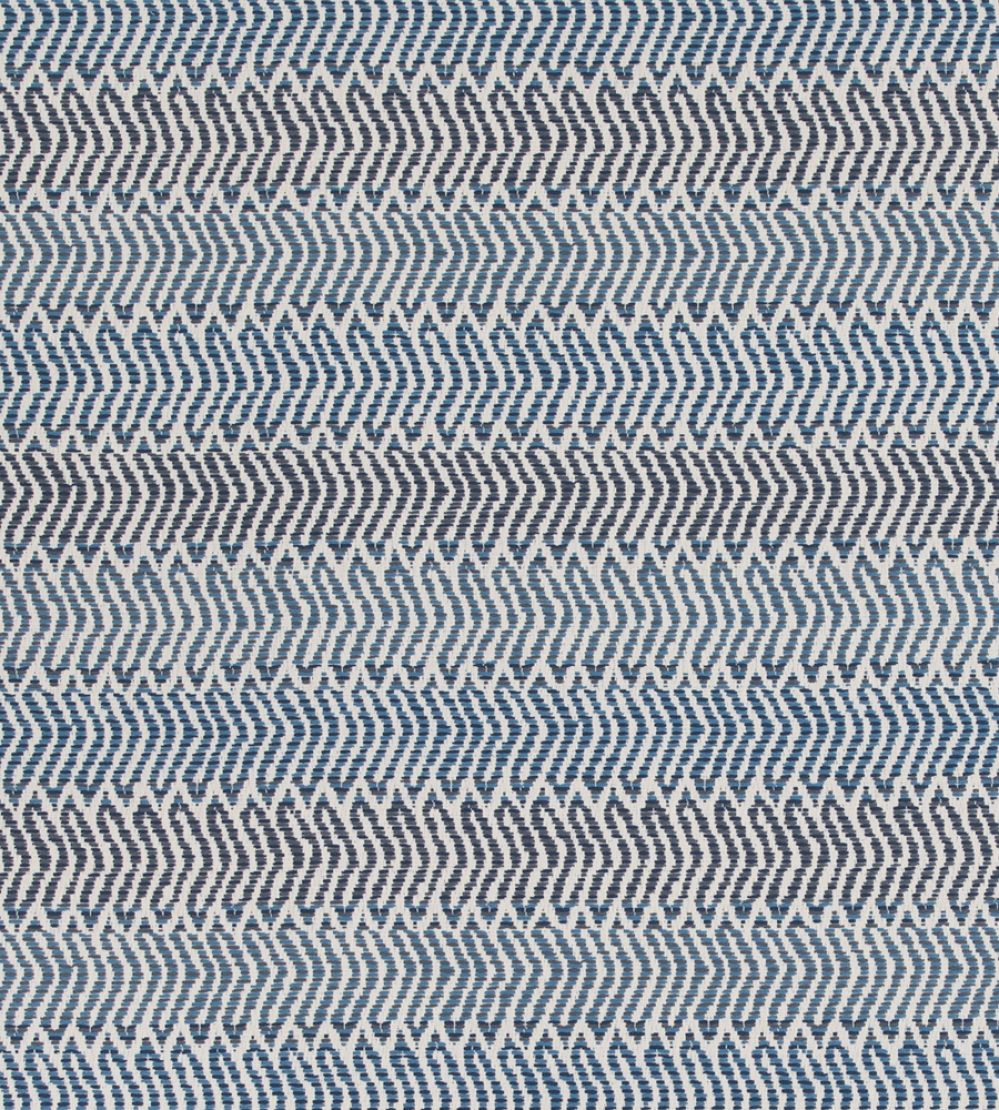 Himba Performance Fabric by Christopher Farr Cloth Blue