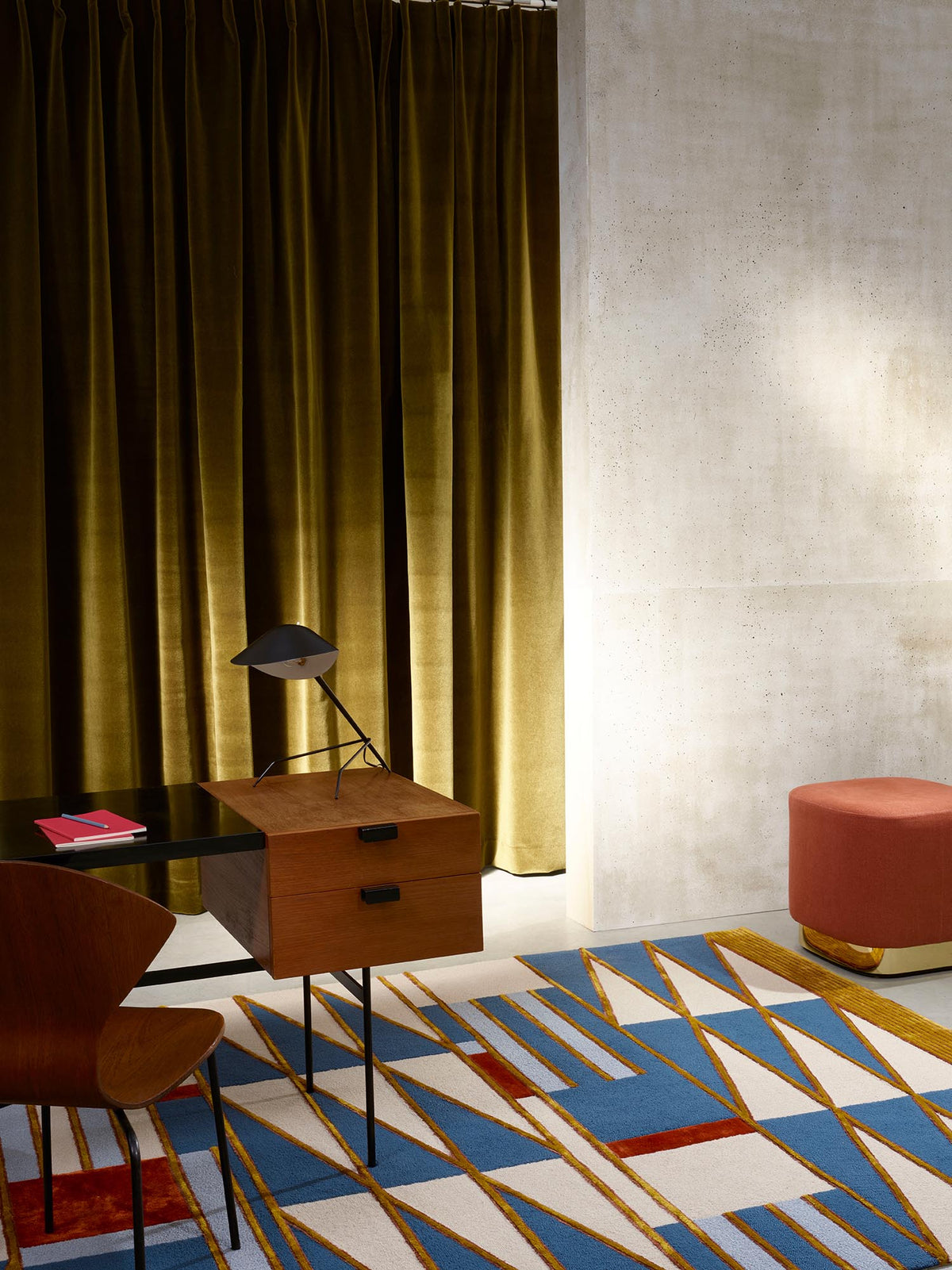 Hissa Rug by Pierre Frey shown in a room setting (view 2)