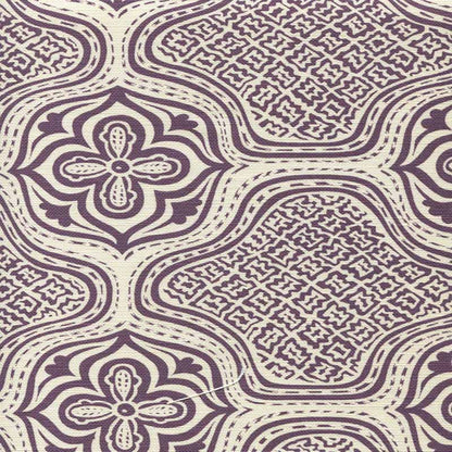 Hmong Batik Purple fabric by China Seas