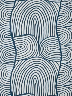Hojo Garden Fabric by Pierre Frey in Indigo (F3803002)