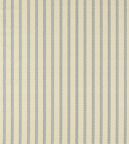 Holland Park Stripe Outdoor Fabric by Morris & Co Slate/Linen