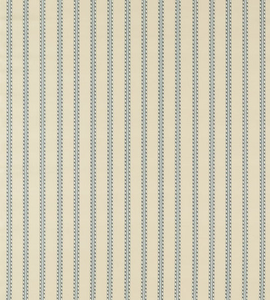 Holland Park Stripe Outdoor Fabric by Morris & Co Slate/Linen