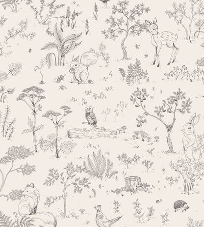 Hollie Wallpaper by Sandberg Graphite