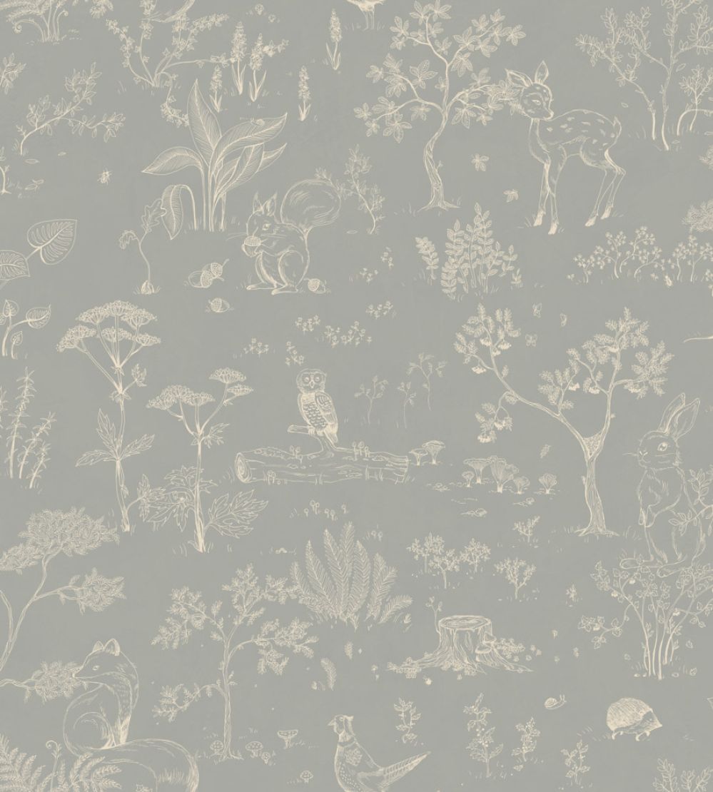 Hollie Wallpaper by Sandberg Misty Blue
