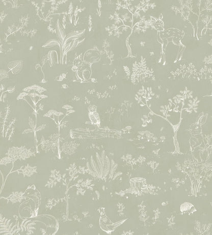 Hollie Wallpaper by Sandberg Pistachio