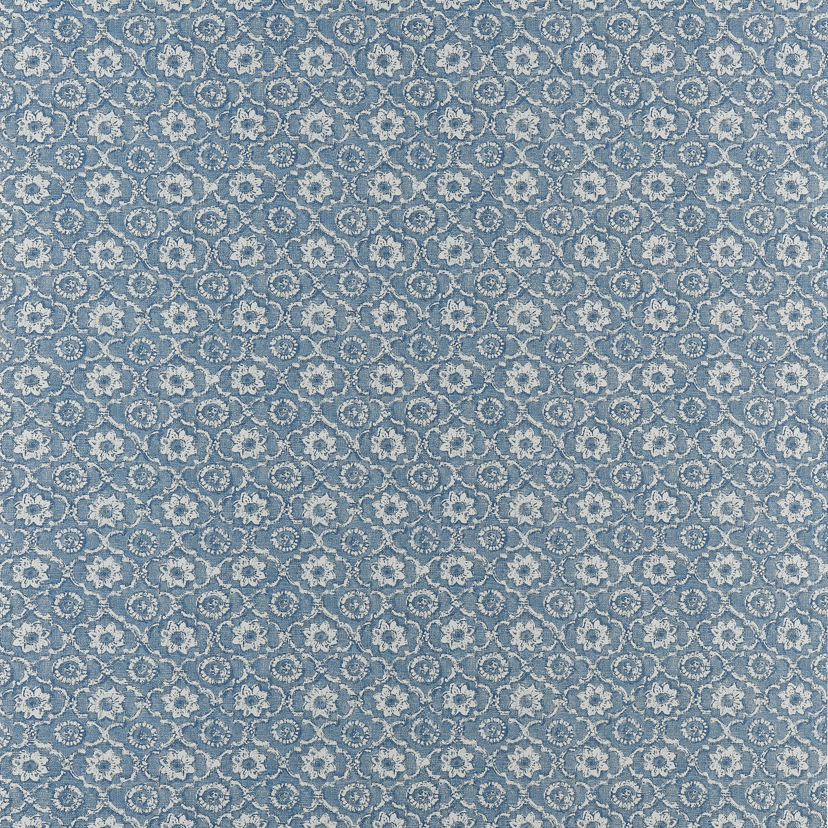 Holly Trellis Wallpaper by Anna French in Blue (AT16125)