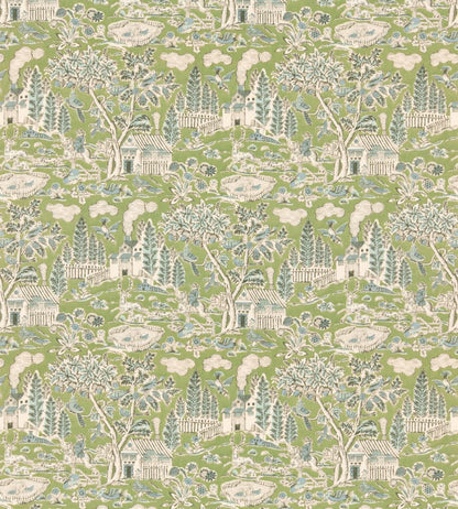 Home Park Fabric by GP & J Baker Emerald