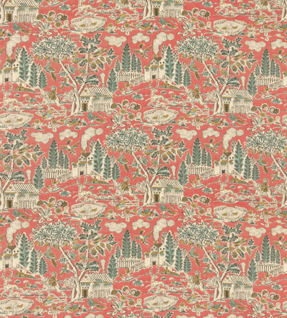 Home Park Fabric by GP & J Baker Old Red