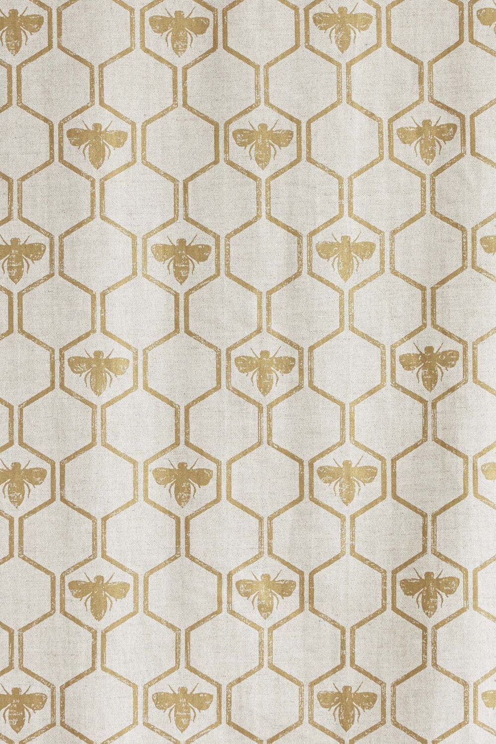 Honey Bees Fabric by Barneby Gates Gold