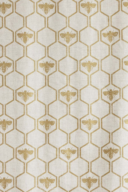 Honey Bees Fabric by Barneby Gates Gold