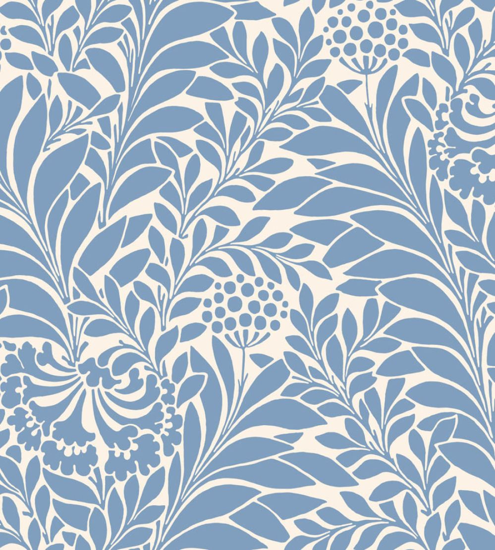 Honeysuckle Wallpaper by Cole & Son Cornflower Blue
