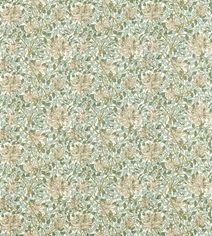 Honeysuckle Outdoor Fabric by Morris & Co Sage/Clay