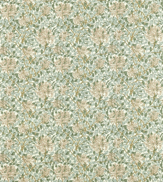 Honeysuckle Outdoor Fabric by Morris & Co Sage/Clay