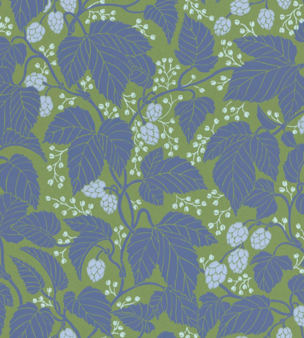 Hops And Glory Wallpaper by Langelid Von Bromssen Ivy Green